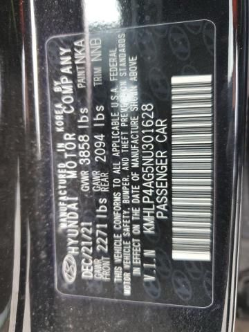 2022 HYUNDAI ELANTRA LI KMHLP4AG5NU301628