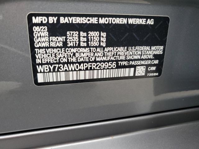 2023 BMW I4 EDRIVE WBY73AW04PFR29956