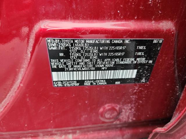 2018 TOYOTA RAV4 ADVEN - 2T3RFREV8JW805188