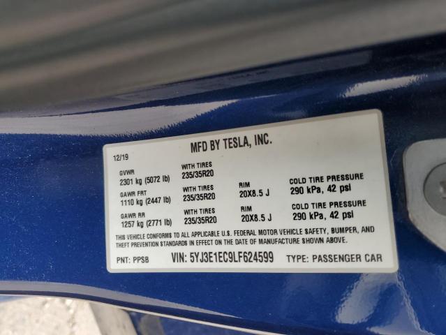 2020 TESLA MODEL 3 #3302151120