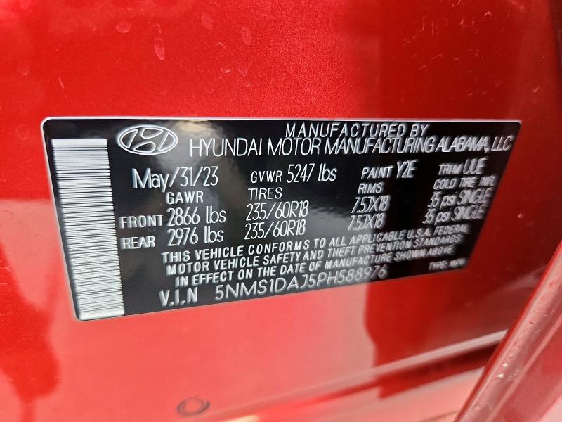 2023 HYUNDAI SANTA FE S - 5NMS1DAJ5PH588976