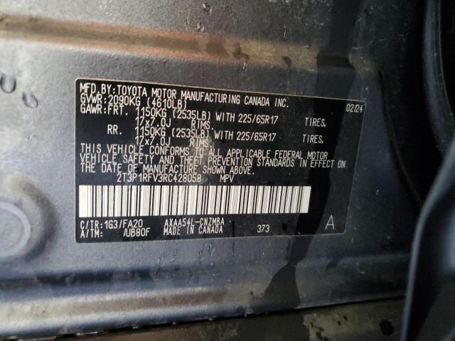 2024 TOYOTA RAV4 XLE 2T3P1RFV3RC428058