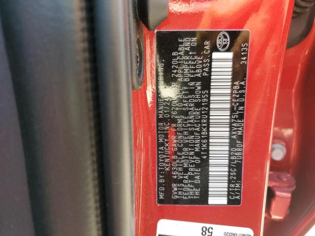 2024 TOYOTA CAMRY XSE - 4T1K61BKXRU121955