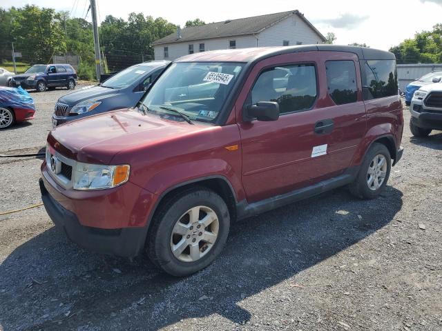 HONDA ELEMENT EX 2009 red  gas 5J6YH28769L004391 photo #1