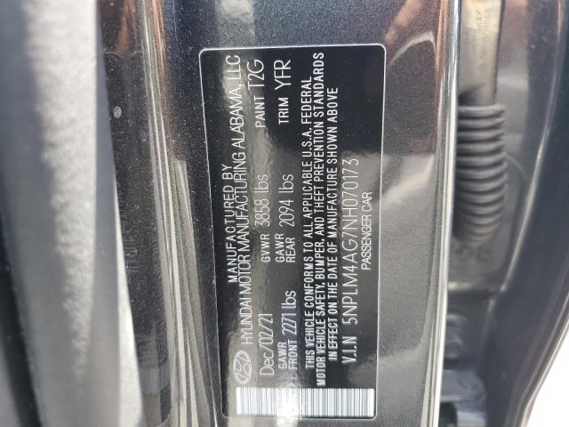 2022 HYUNDAI ELANTRA SEL 5NPLM4AG7NH070173