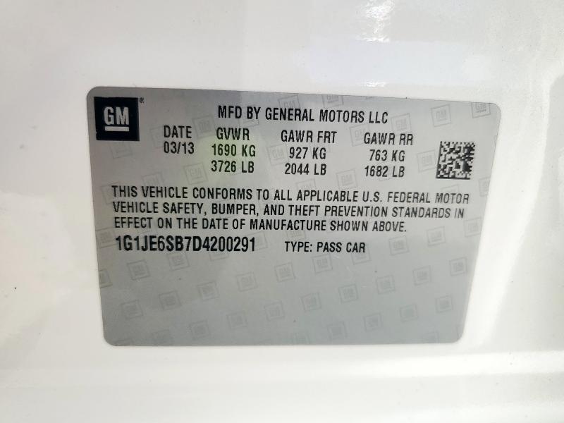 2013 CHEVROLET SONIC LTZ #3216017085