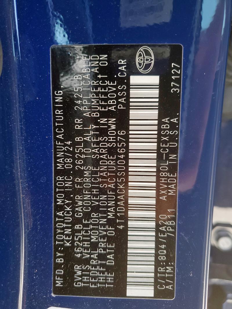 2025 TOYOTA CAMRY XSE - 4T1DAACK5SU046576