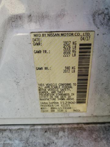 2017 NISSAN ALTIMA 2.5 - 1N4AL3AP0HN352900