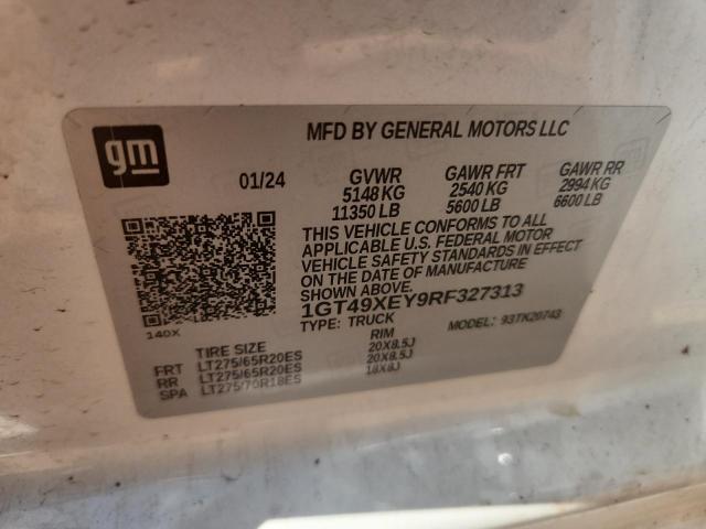 2024 GMC SIERRA K25 1GT49XEY9RF327313
