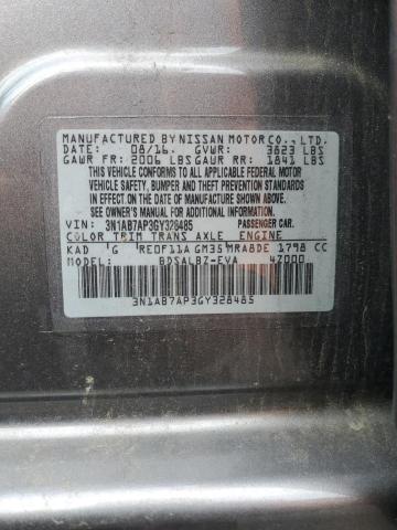 2016 NISSAN SENTRA S 3N1AB7AP3GY328485
