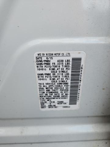 2015 NISSAN ROGUE SELE JN8AS5MT4FW160991