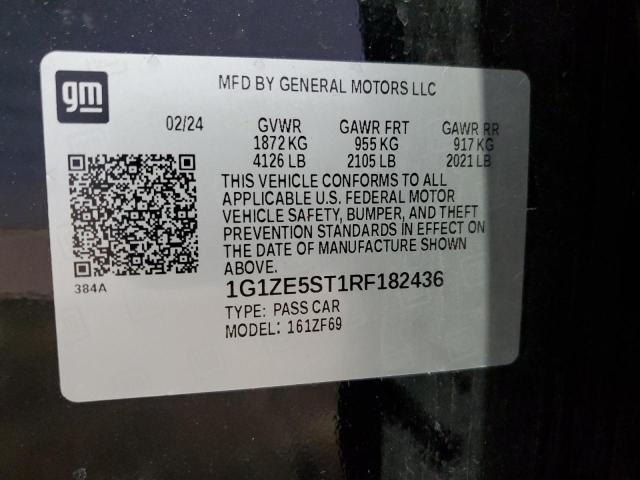 2024 CHEVROLET MALIBU PRE 1G1ZE5ST1RF182436