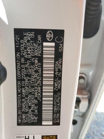 2022 TOYOTA PRIUS NIGH JTDKAMFU3N3164419