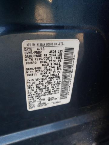 2013 NISSAN 210 - JN8AS5MV6DW640948