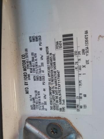 2015 FORD TRANSIT CONNECT XL NM0LS7E7XF1179847