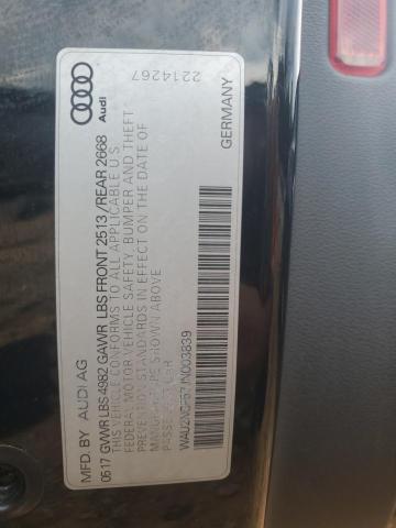2018 AUDI A5 PRESTIG WAU2NGF57JN003839