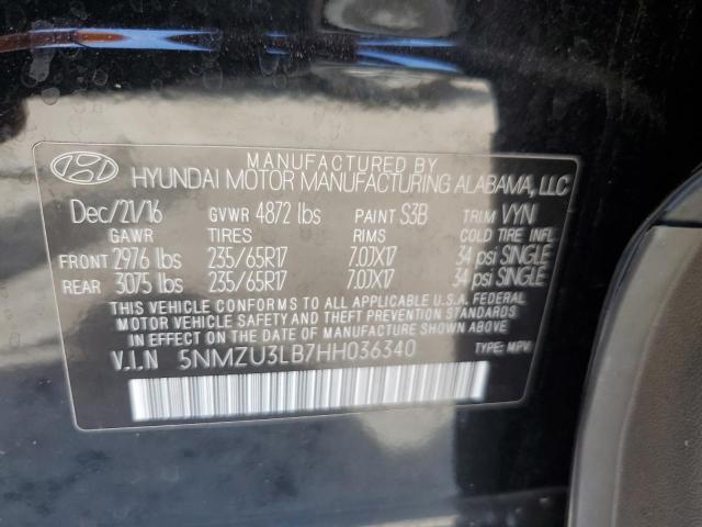 2017 HYUNDAI SANTA FE SPORT 5NMZU3LB7HH036340