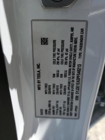 2023 TESLA MODEL 3 5YJ3E1EA3PF546213