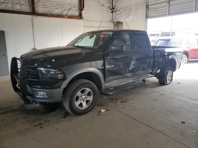 DODGE RAM 1500 2010 black crew pic gas 1D7RV1GT5AS129782 photo #1
