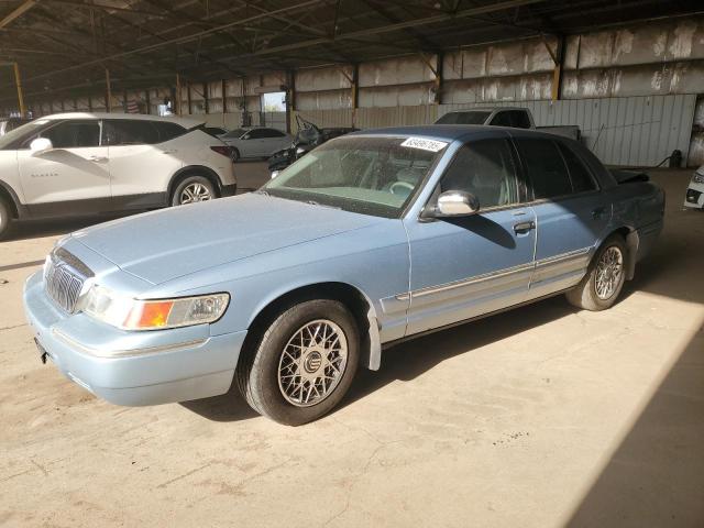 MERCURY GRAND MARQ 2001 blue  gas 2MEFM74W81X711436 photo #1