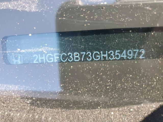 2016 HONDA CIVIC EXL 2HGFC3B73GH354972