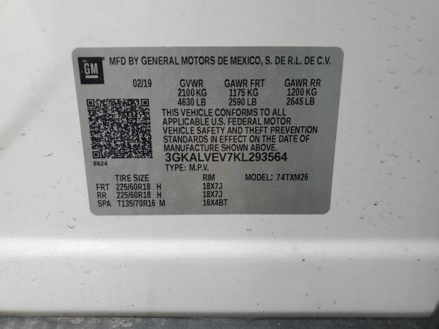 2019 GMC TERRAIN SL 3GKALVEV7KL293564