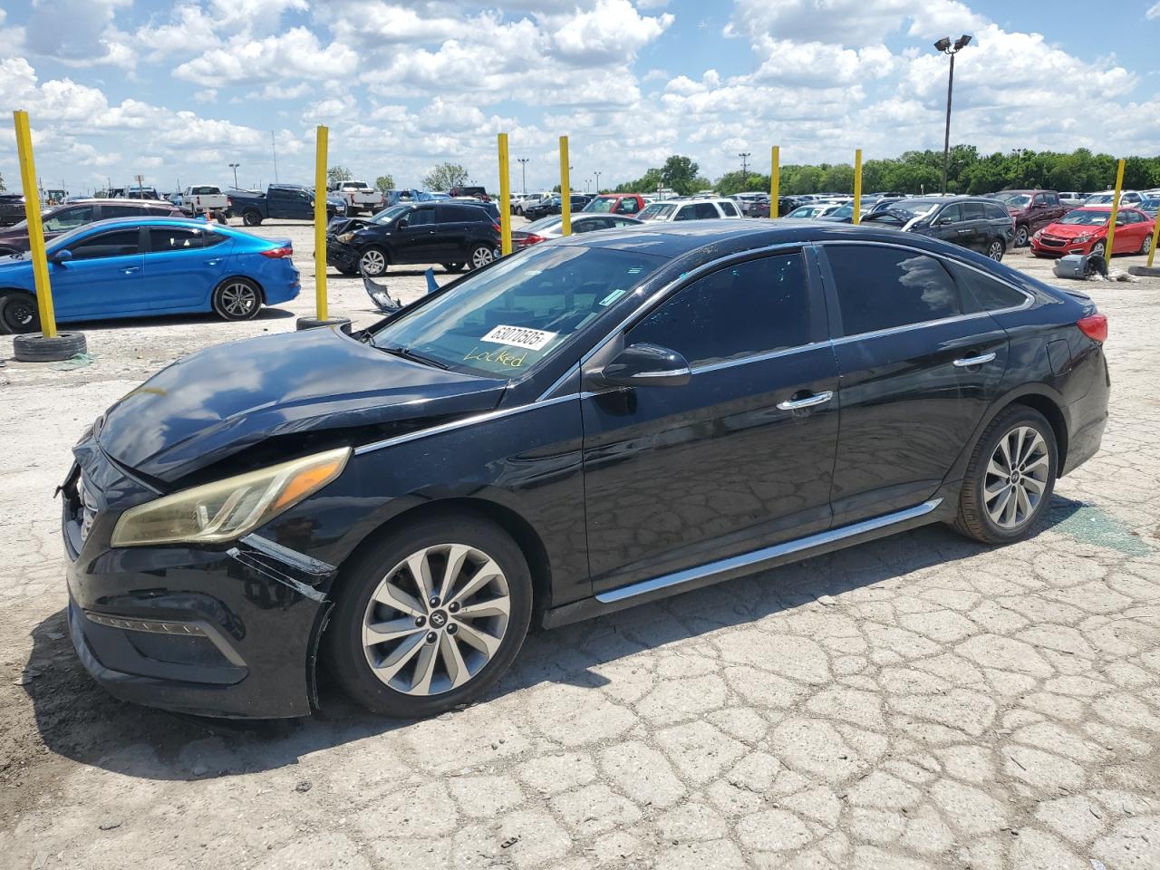 Lot #3253814568 2017 HYUNDAI SONATA SPORT