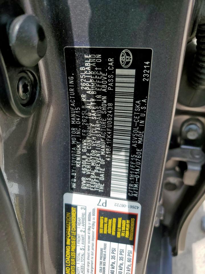 Toyota Camry le 2015