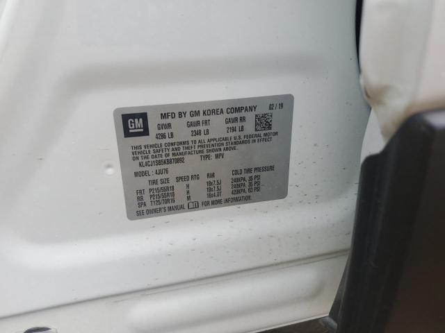 2019 BUICK ENCORE SPO KL4CJ1SB5KB870892