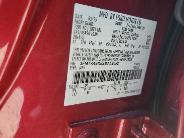 2025 FORD MUSTANG MACH-E GT 3FMTK4SX5SMA12052