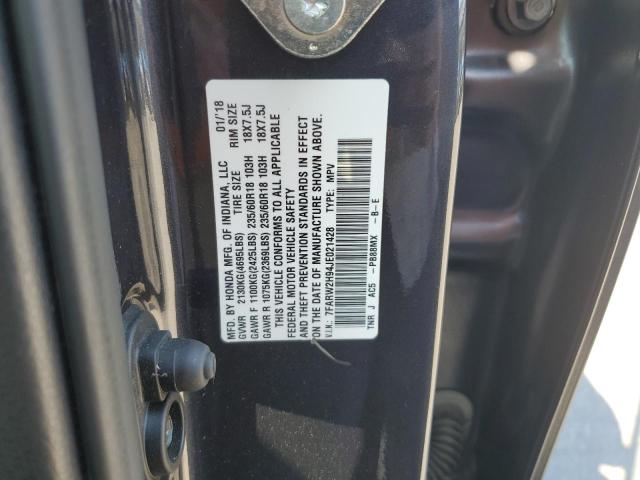 2018 HONDA CR-V TOURI 7FARW2H94JE021428