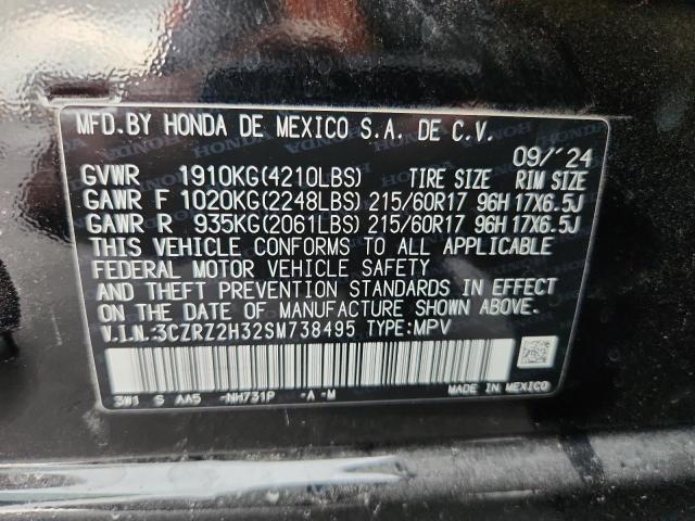 2025 HONDA HR-V LX 3CZRZ2H32SM738495