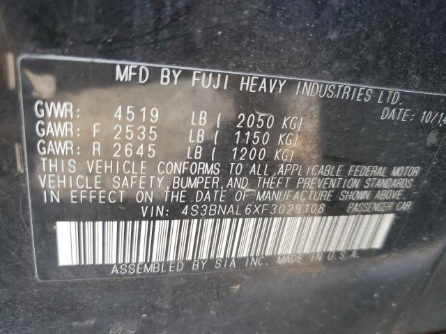 2015 SUBARU LEGACY 2.5 - 4S3BNAL6XF3029108