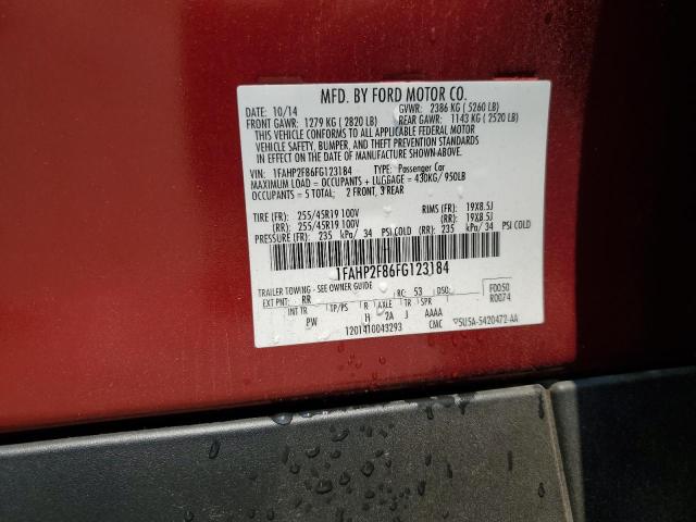 2015 FORD TAURUS LIM 1FAHP2F86FG123184