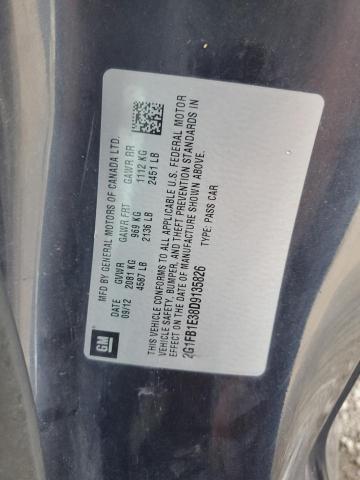 2013 CHEVROLET CAMARO LT - 2G1FB1E38D9135826