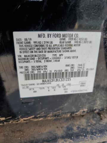 2020 FORD ECOSPORT S MAJ6S3FL8LC321235