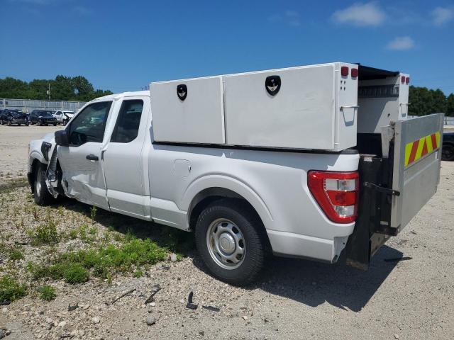 FORD F150 SUPER 2021 white  gas 1FTEX1C88MKE24867 photo #3
