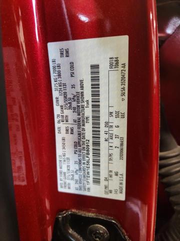 2020 FORD F150 SUPER - 1FTEW1E58LFB80912