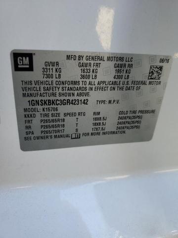 2016 CHEVROLET TAHOE K150 - 1GNSKBKC3GR423142
