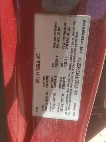 2020 TESLA MODEL 3 - 5YJ3E1EBXLF622187