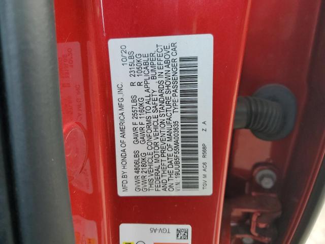 2021 ACURA TLX TECH A 19UUB5F55MA003635
