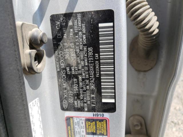 2019 KIA RIO S - 3KPA24ABXKE197808