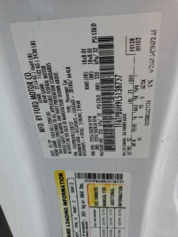 2020 FORD MUSTANG - 1FATP8UH9L5138737