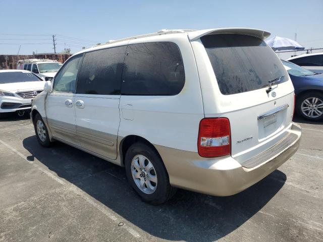 KIA SEDONA EX 2005 white  gas KNDUP132256638612 photo #3