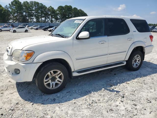 TOYOTA SEQUOIA SR 2006 white  gas 5TDBT44A16S272959 photo #1