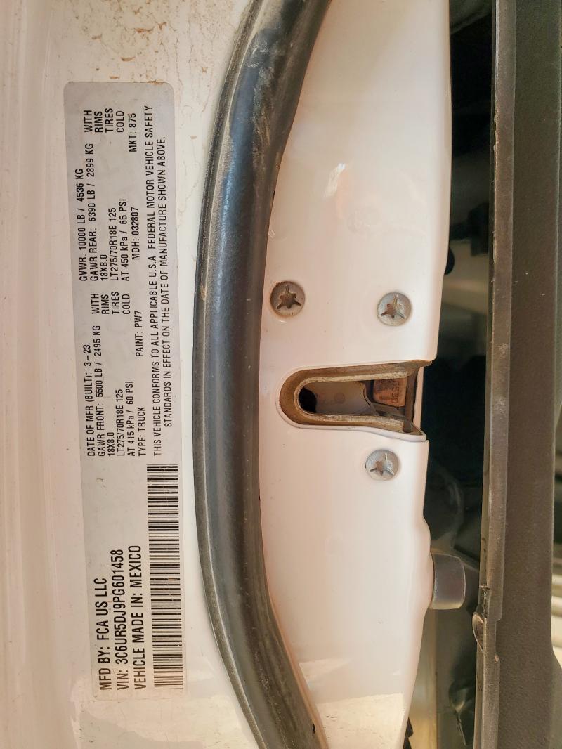 2023 RAM 2500 BIG H 3C6UR5DJ9PG601458