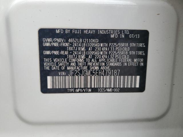 2014 SUBARU FORESTER 2 - JF2SJGMC5EH479187