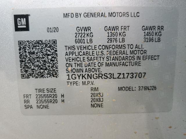2020 CADILLAC XT5 SPORT 1GYKNGRS3LZ173707