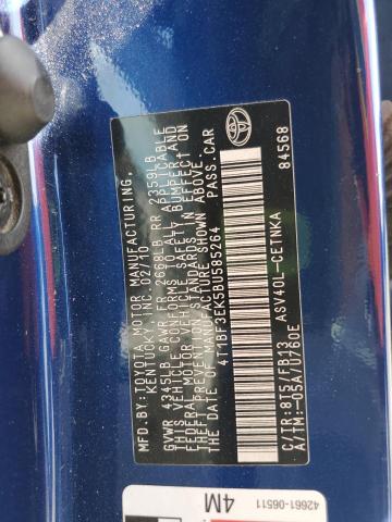 2011 TOYOTA CAMRY SE/L - 4T1BF3EK5BU585264