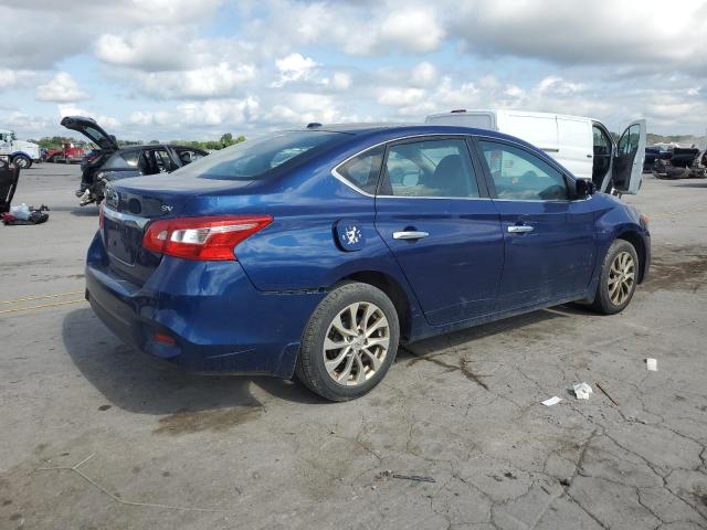 NISSAN SENTRA S 2019 blue  gas 3N1AB7AP7KY201926 photo #4